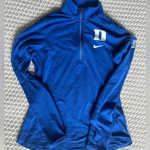 Duke Blue Devil’s Nike Dri-fit Quarter Zip